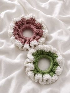 Handmade Crochet Hair Scrunchies