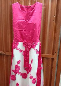 Beautiful Pink Ethnic Gown