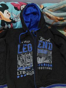 Boy's And Girl's Black "New York Legend" Hoodie