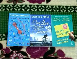 IT IS A SET OF 8 ROMANCE AND FICTION NOVELS.......
