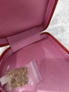 Red Heart Shaped Clutch Bag