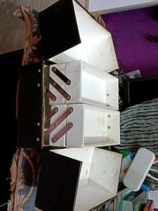 Vintage Cosmetic Train Case