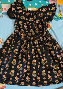 MAX Girls Floral Print Dress 7-8years