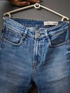 GUESS Premium Mens Baggy Fit Denim Jea