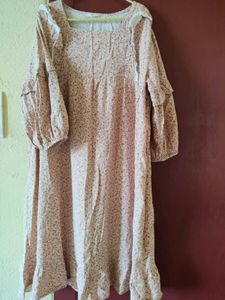 Floral Print Mini  night Dress