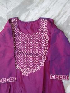 Elegant Embroidered Kurta Set