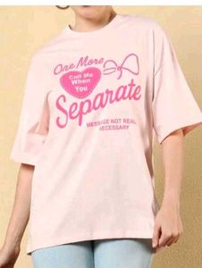 New oversized typography tshirt 🩷
