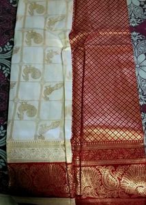 (NEW WITH TAG) Stylish Fancy Art Silk Printed Mysore Silk Saree With Blouse Piece For Women Color: WHITE Fabric:  Art Silk Type:  Saree with Blouse piece Style:  Printed Design Type: Mysore Silk Saree