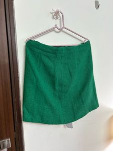 Green Woolen skirt