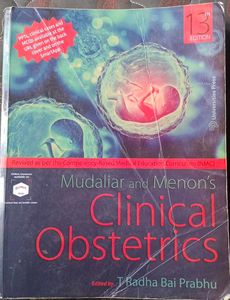 Mudaliar and Menon's Clinical Obstetrics 13th Ed.