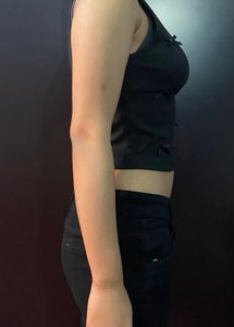 Y2k black ribbed tank top