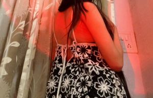 Stylish Black &amp; White Floral Dress