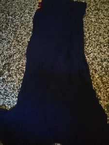 Navy Blue Embroidered Kurta