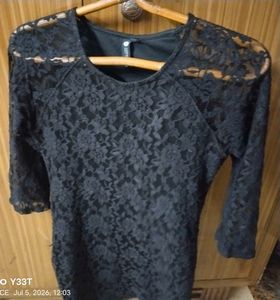 Elegant Black Lace dress