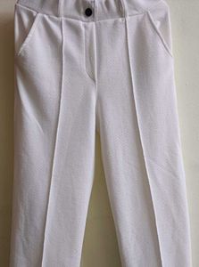 Textured Wide-Leg Trousers