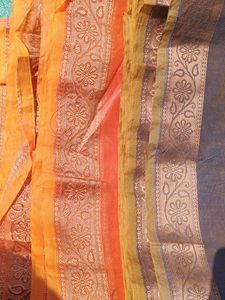 Elegant Saree with Delicate Border
