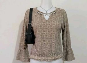 Boho Chic Bell Sleeve Top