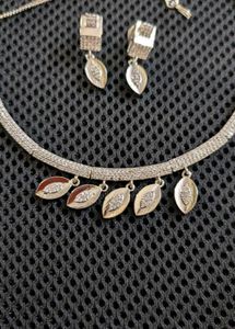 Sparkling Cubic Zirconia Choker Necklace