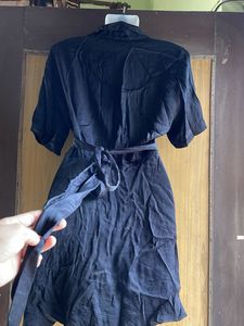 Chic Black Wrap Dress
