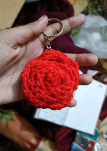 cute handmade crochet keychain