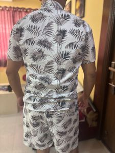 Coord - Men's Tropical Print Shirt &amp; Shorts Se