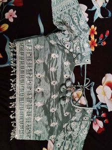 Embellished Designer Blouse Sharara Set