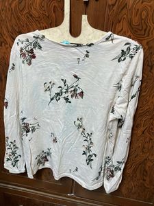 Boho Floral Print Tunic Top