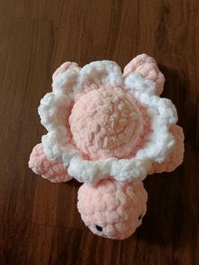 Crochet Cute strawberry daisy Turtle