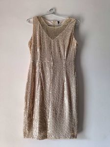 Sparkly Rose Gold Sequin Dress
