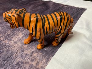 Leather Tiger Figurine