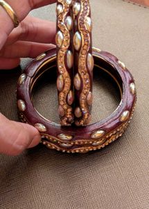 brown lakh Bangles