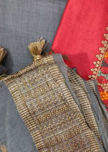 Beautifully Embroidered Kurta Set (Unstitched)