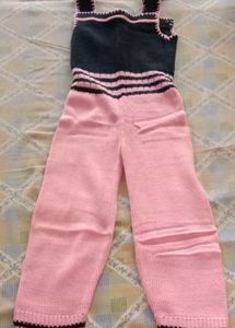 woolen knitted jumpsuit for girls