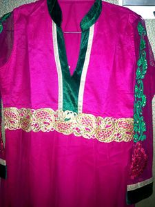 New Majenta Anarkali
