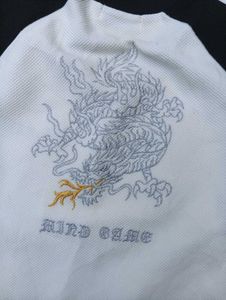 Dragon White Black Top