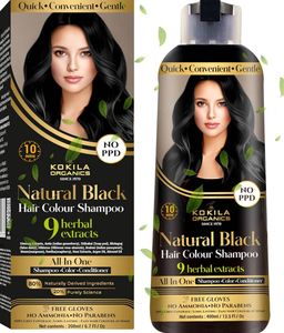 Natural Black Hair Colour Shampoo