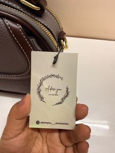 Stylish Grey Handbag
