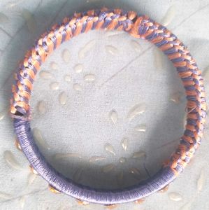Handmade Braided Bangle Bracelet