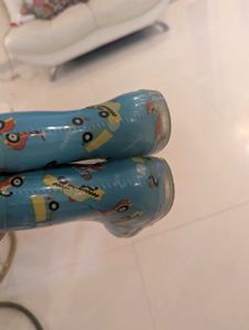 Kids' Traffic Print Rain Boots