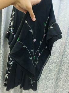 Black Handwork Abaya😍
