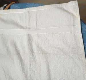 White Bath Towel