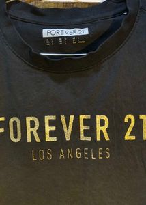 Forever 21 Black Graphic T-Shirt