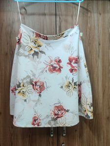 Floral Midi Skirt in Size M