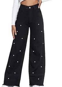 *Huge Offer* Savana Beaded Black Jeans