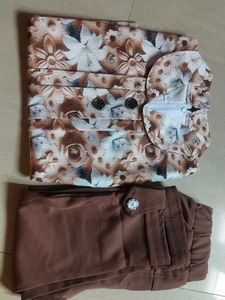 Floral Print Kurta Set