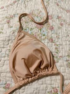 Beige/goldenish Bikini Set From Bali