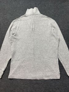 Men's Grey Polo Ralph Lauren 1/4 Zip Sweater