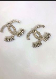 New Designer Inspired CC Stud Earrings