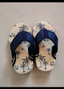 Stylish Flip-Flops with Tropical Print