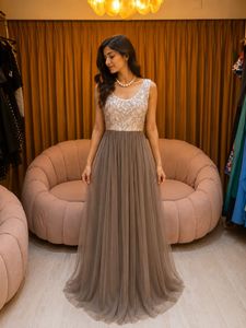 Elegant Embellished Evening Gown